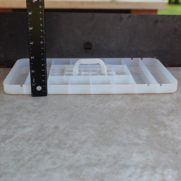 Vintage Wil-Hold Sewing Box โ Mustard Yellow โ Retro Craft Organizer - Picture 13 of 13